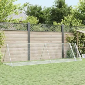 Meilleurs prix pour Enclos - Cage à lapin argenté 400x105x91 cm - Acier galvanisé SS00277850