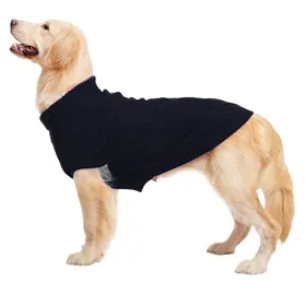 Comparer les prix de Pull 2 pièces à col montant torsadé pour chiens de taille moyenne et petite