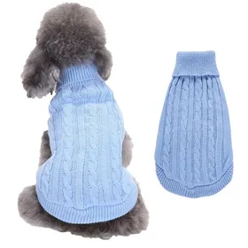 Comparer les prix de Pull pour animaux de compagnie vêtements deux pièces pour chien vêtements de couleur unie pour animaux de compagnie