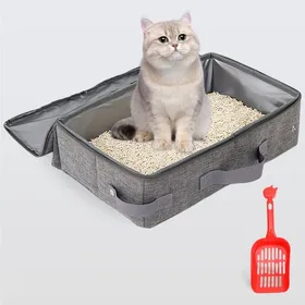 Meilleurs prix pour Bac portable pliable étanche couvercle + pelle + poignée idéal voyage