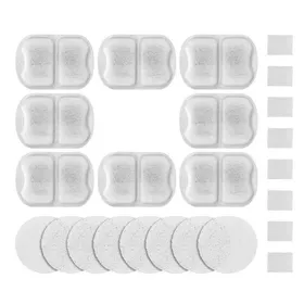Comparer les prix de Filtres pour fontaine à eau pour animaux - Phoesky - 8 ensembles - Compatibles avec bols en acier inoxydable 7 L