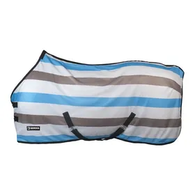 Meilleurs prix pour Couverture anti-mouches pour cheval en maille balistique Horka 320 g - Multicolore - 135/185 cm