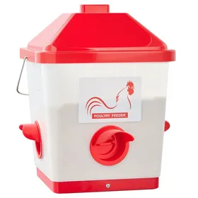 Meilleurs prix pour Mangeoire automatique pour poules - DUOKU - 5GAL F - 1814 kg - 3 ports - PP