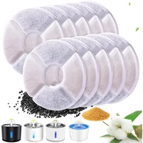 Comparer les prix de Filtres pour fontaine à eau pour chat Parner 24 L (lot de 10)