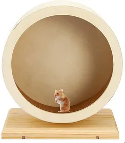 Meilleurs prix pour Roue dexercice silencieuse en bois pour hamster cochon dInde et petits animaux domestiques Animalerie > Rongeur > Jouet p