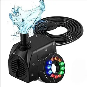 Meilleurs prix pour Pompe à eau submersible - PZCC - 800 L/h - 16W - 12 lumières LED - Silencieuse - Mini taille - 7x5x6 cm - Câble 145 cm