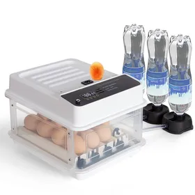 Meilleurs prix pour Couveuse Oeuf Automatique 15 œufs, Retournement Automatique des œufs, Contrôle de la Température, Humidification, avec Lampe à œuf