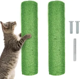 Comparer les prix de 2 Pièces Poteau De Rechange Pour Arbre À Chat Poste Griffer Arbre Poteau Griffoir Corde Chanvre Chatons D'Intérieur Grands Co