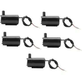 Comparer les prix de 5pcs Mini Pompe à Eau Pompe Submersible 3W 220V DC 3V-5V en Plastique pour Réservoir de Poissons Fontaine Aquarium