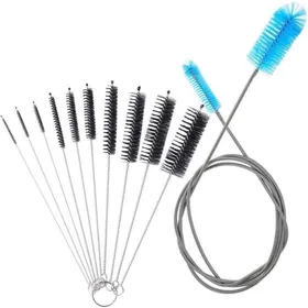 Meilleurs prix pour Brosse de nettoyage flexible 155 cm – 11 pièces acier inoxydable & nylon