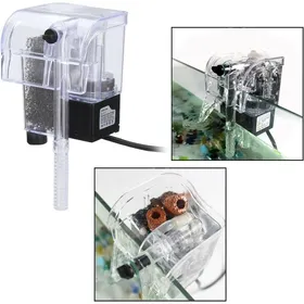 Meilleurs prix pour Filtre suspendu pour aquarium filtre électrique pour aquarium pompe à eau en cascade réservoir de circulation deau