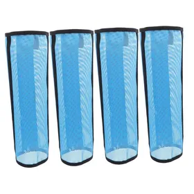 Comparer les prix de 4pièces Lot de Guêtres Filet pour Chevaux Protection Anti-Mouches Guêtres Respirantes Et Durables pour Jambes