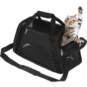Comparer les prix de Sac de Transport Chien Chat Oxford Sac à Main Animaux Respirant Lavable Pliable pour Avion Voiture Petit Chaton Chiot Lapin
