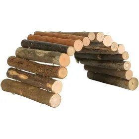 Comparer les prix de 1 Pont Naturel Bois de hêtre 28x17 cm Accessoire rongeur Pour hamster gerbille souris .