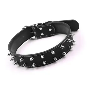 Comparer les prix de Mxzzand Collier pour chien avec pointes Mxzzand Collier pour chien à pointes Mxzzand Collier pour chien de style sport pour Noir