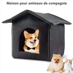 Meilleurs prix pour Maison dextérieur pour chats résistante aux intempéries Toile Oxford Maison dintérieur pour chiensTente pour chats pliable
