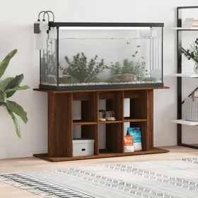 Meilleurs prix pour Support daquarium bois dingénierie - vidaXL - 120x40x60 cm - Chêne marron - Espace de rangement