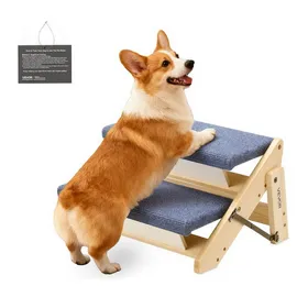 Meilleurs prix pour Escalier pour Chien Pliable-VEVOR-2 Marches pour Chien pour Canapé Lit Voiture Chats Chiens Animaux de Compagnie Jusquà 50 kg