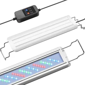 Comparer les prix de Éclairage Aquarium avec Cycle Auto 24/7 Rampe LED Aquarium à Spectre Complet avec Minuterie Réglage Luminosité 10 60-80cm ECLAIRAGE