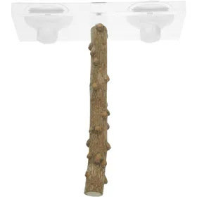 Comparer les prix de Perchoirs à oiseaux support pour perroquet perchoir en bois avec ventouse jouets pour perruches accessoires