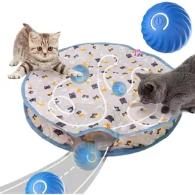 Comparer les prix de Jouet électrique rechargeable pour chatons jeu de cache-cache 2 en 1.
