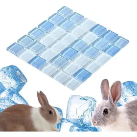 Meilleurs prix pour Pierre refroidissement grille lisse lapin chinchilla hamster - T cristal confortable petit rongeur cage domestique PIQUET DATTACHE