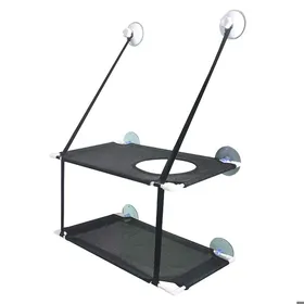 Comparer les prix de Hamac pour fenêtre pour chat, montage sécurisé avec ventouses, gain de place, convient aux grandes et petites tailles