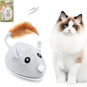 Comparer les prix de Jouet Souris Chat Interactif USB Rechargeable - Souris Qui Bouge Automatique Jouet Intérieur pour Chaton Appartement