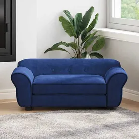 Meilleurs prix pour Canapé pour chien - vidaXL - Bleu - Peluche - 72x45x30 cm