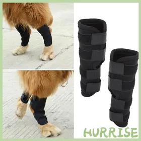 Comparer les prix de Garosa genouillère pour chien Attelle de jambe de chien genouillères pour animaux de compagnie bandage linge lit Taille M