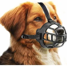 Comparer les prix de Muselière pour Chien Museau Muselière Panier pour Petits Moyens Et Grands Chiens avec Sangles Réglables (Taille 1Noir)