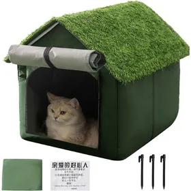 Comparer les prix de Maison pour Chat dExtérieurImperméable Et Résistant Au Vent Avec Lit