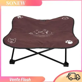 Meilleurs prix pour Sonew Lit pour chien surélevé ShineTrip lit surélevé pour chien et chat lit de Camping pliant pour sport moustiquaire Café