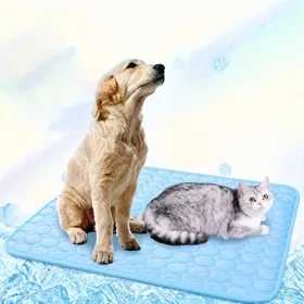 Meilleurs prix pour Tapis Rafraîchissant pour Chien Auto-Refroidissant Coussin Rafraîchissant Été en Matériau Non Toxique et DouxAntidérapant40x50cm