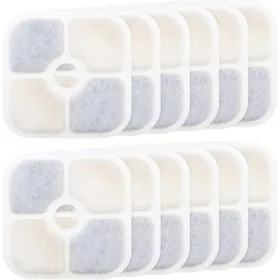 Meilleurs prix pour Filtres pour fontaine à eau pour animaux lot de 12 compatibles avec la fontaine à eau pour chats Catit PIXI 43717 accessoires p