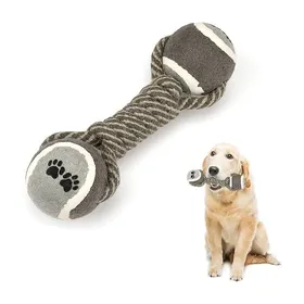 Comparer les prix de Jouet pour chiens - LARGEIGHT - 1pc - Balle indestructible - Corde à mâcher - Multicolore