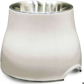 Meilleurs prix pour Gamelle surélevée antidérapante inox pour chiens et chats design ergonomique Super (Supu) réduit tensions cervicales