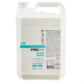 Meilleurs prix pour Shampooing pour pelages blancs - CHADOG - Khara - Aux protéines naturelles - 5 L - Pour chiens blancs