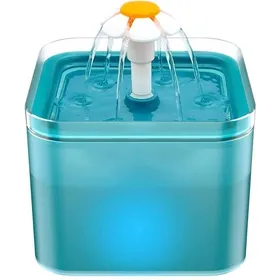 Comparer les prix de Fontaine à Eau - AUDBURN - Pour Chat - Filtre à Charbon Actif - Pompe Silencieuse - 2L