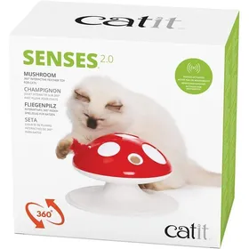 Meilleurs prix pour Jouet interactif - CATIT - Senses 2.0 Champignon - Plume aléatoire 8 ouvertures - 2 modes - 3xAA