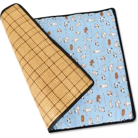 Comparer les prix de Tapis Rafraîchissant Chien Lavable Tapis de Refroidissement Double Face Pliable pour Chien Chat Été 64x48cm Bleu