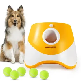 Meilleurs prix pour Lanceur de balles pour chiens - Phoesky - Automatique - Interactif - 259x271x214 mm - Orange - ABS