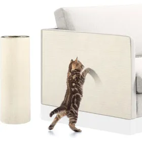 Meilleurs prix pour 1 tapis griffoir chat adhésif mural polyester résistant pour canapé et arbre à chat .