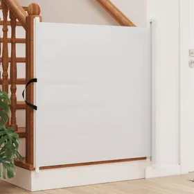 Meilleurs prix pour Porte rétractable pour animaux - vidaXL - Blanc - 825x125 cm - Durable et robuste