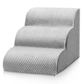 Meilleurs prix pour Escalier pour Chien en ÉpongeMarche pour Animaux de Petite Taille 3 Marches Antidérapant Rampe pour Chiens en Haute60*41*40cm