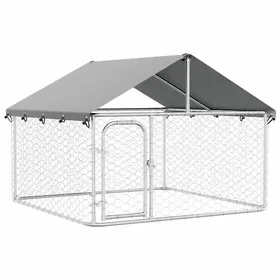 Comparer les prix de Maison SoldesChenil extérieur avec toit 200x200x150 cm - Utilisation Polyvalente 026_33516590