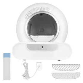 Meilleurs prix pour Litière électrique connectée – FIANAO – APP et suivi données – Système anti-pincement – Désodorisation intégrée – 53 x 48 x 51 cm