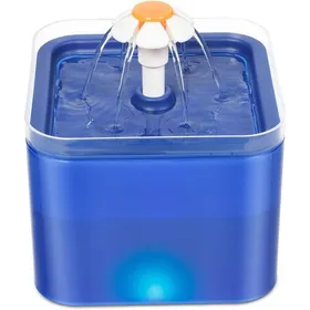 Meilleurs prix pour Fontaine à Eau pour Animaux de Compagnie Distribuée Automatiquement Deau pour Chien de Chat 2L Système de Filtration BALAYEUSE