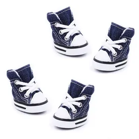 Meilleurs prix pour Chaussures Pour Chiens De Compagnie Baskets En Toile De Sport Quatre Saisons Chaussures Chaudes Pour Petits Chiens Semelles Odipie