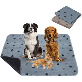 Comparer les prix de 2 Pcs 90 * 80cm Tapis Educateur Chien Ultra Absorbant Tapis pour Chien Lavable Antidérapant Tapis de Dressage Réutilisable